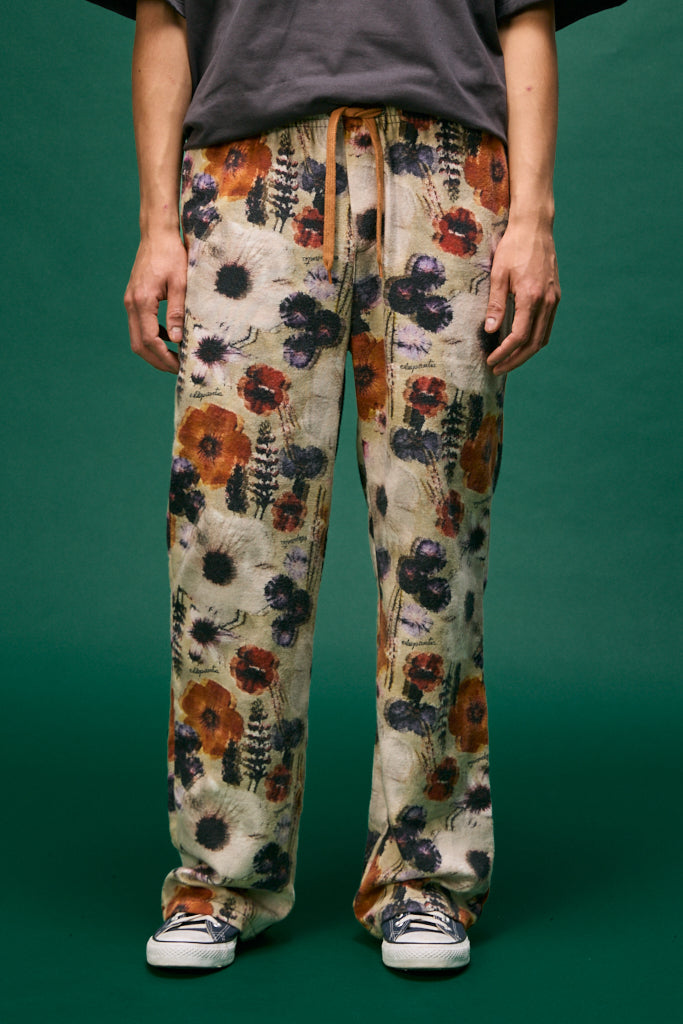 PANTALÓN ESTAMPADO FLORAL GLITCH