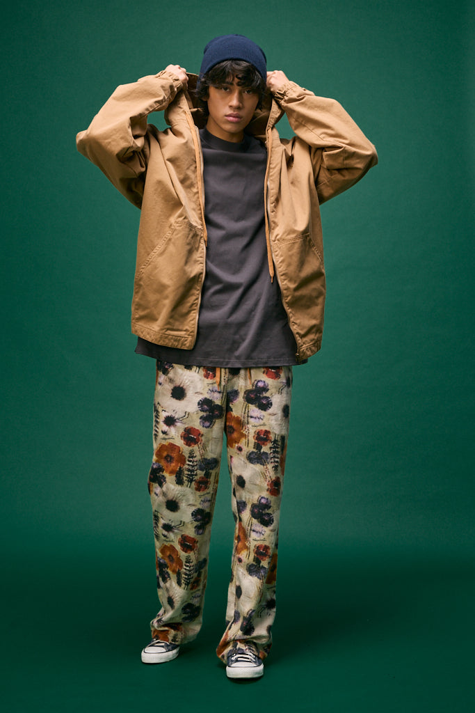 PANTALÓN ESTAMPADO FLORAL GLITCH