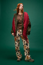 PANTALÓN ESTAMPADO FLORAL GLITCH