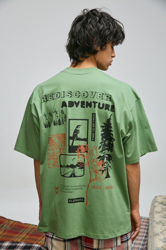 Remera Rediscover Verde