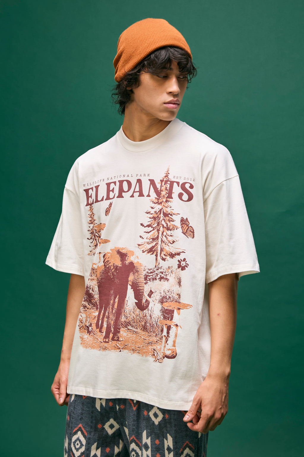 Remera Wildlife Crudo