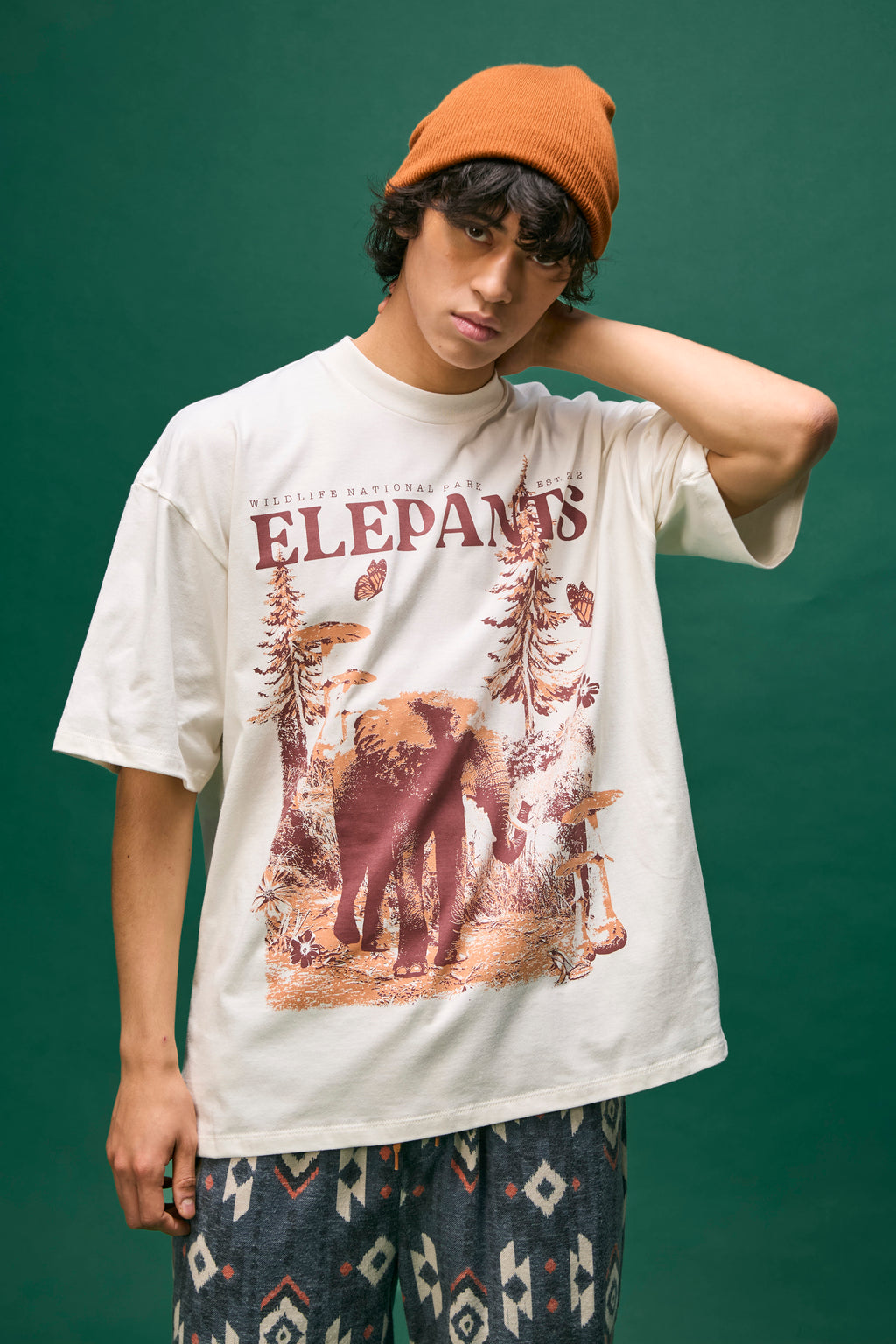 Remera Wildlife Crudo