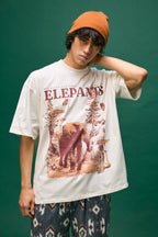 Remera Wildlife Crudo