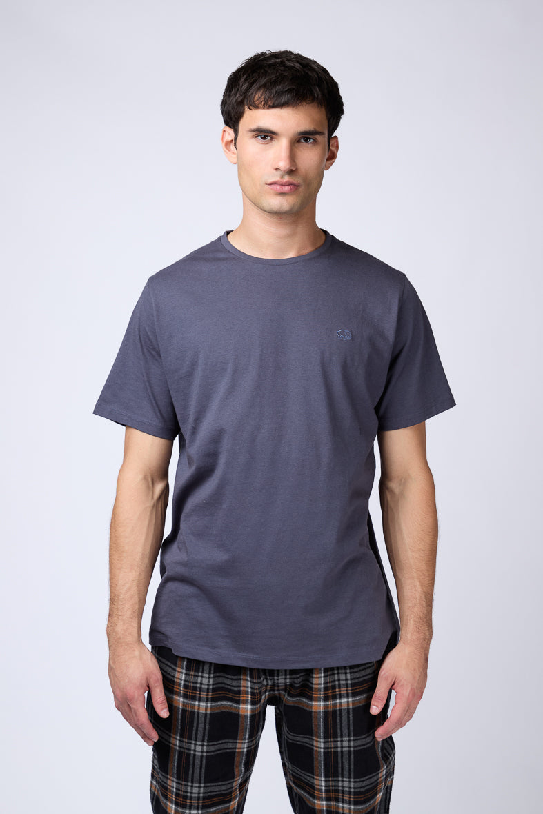 POLERA SMITH GRIS TOPO