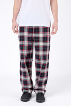 Pantalón Loose Cuadros Negro