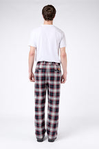 Pantalón Loose Cuadros Negro