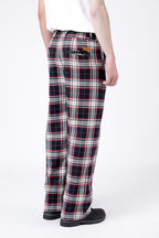 Pantalón Loose Cuadros Negro
