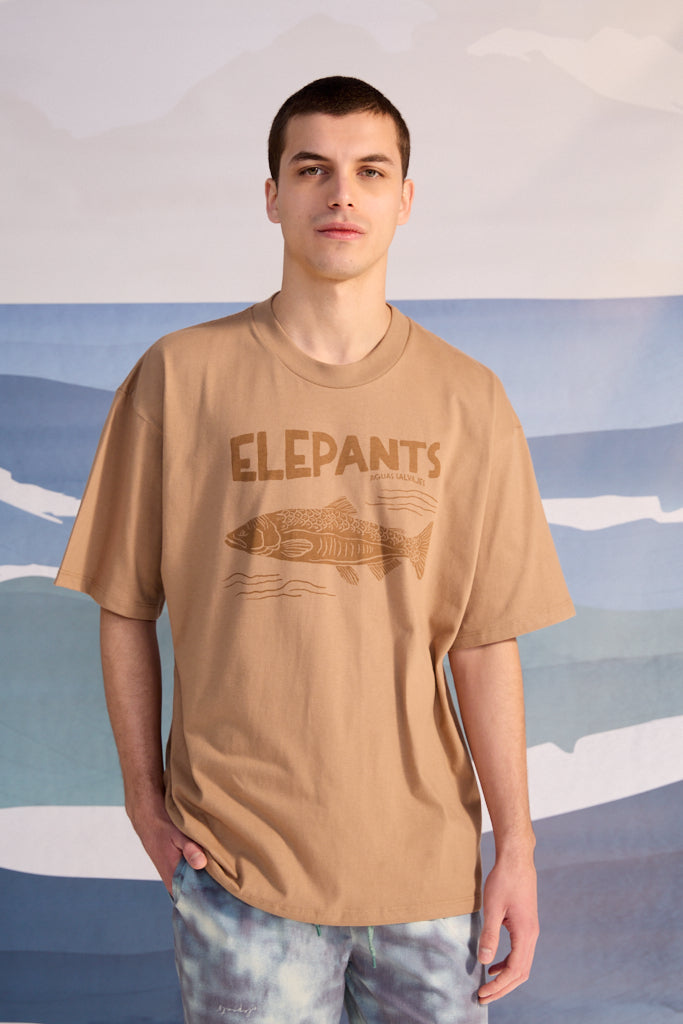POLERA OVERSIZE FISH TOSTADO
