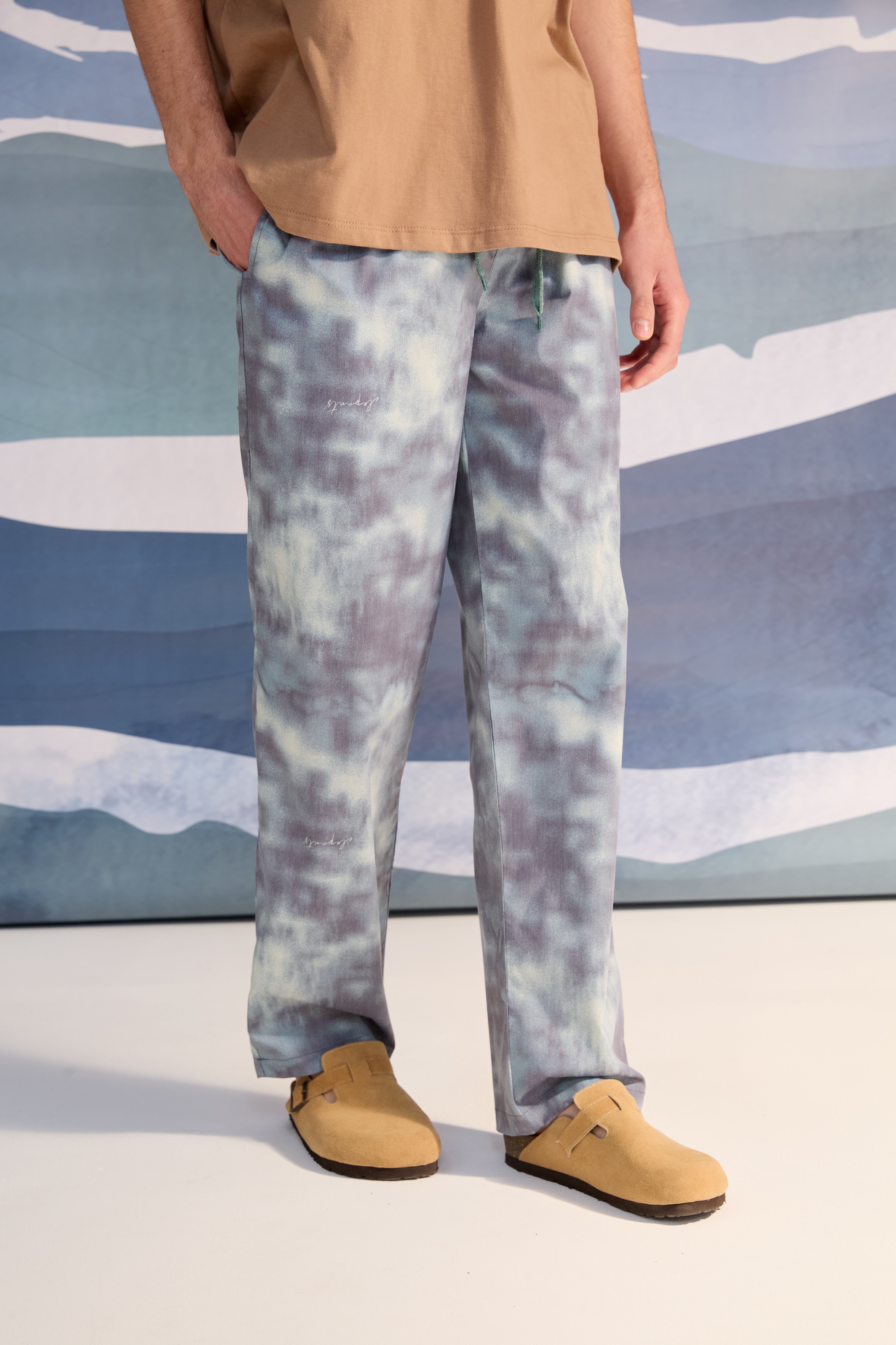Pant Estampado Stain Verde