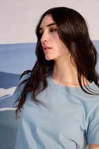 Remera Sra Smith Azúl Aero Claro