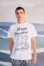 Remera Playa Hermosa Crudo