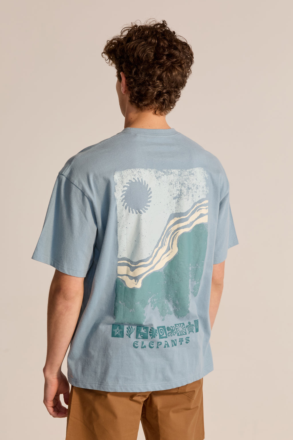 Remera Coast Azúl Aero Claro