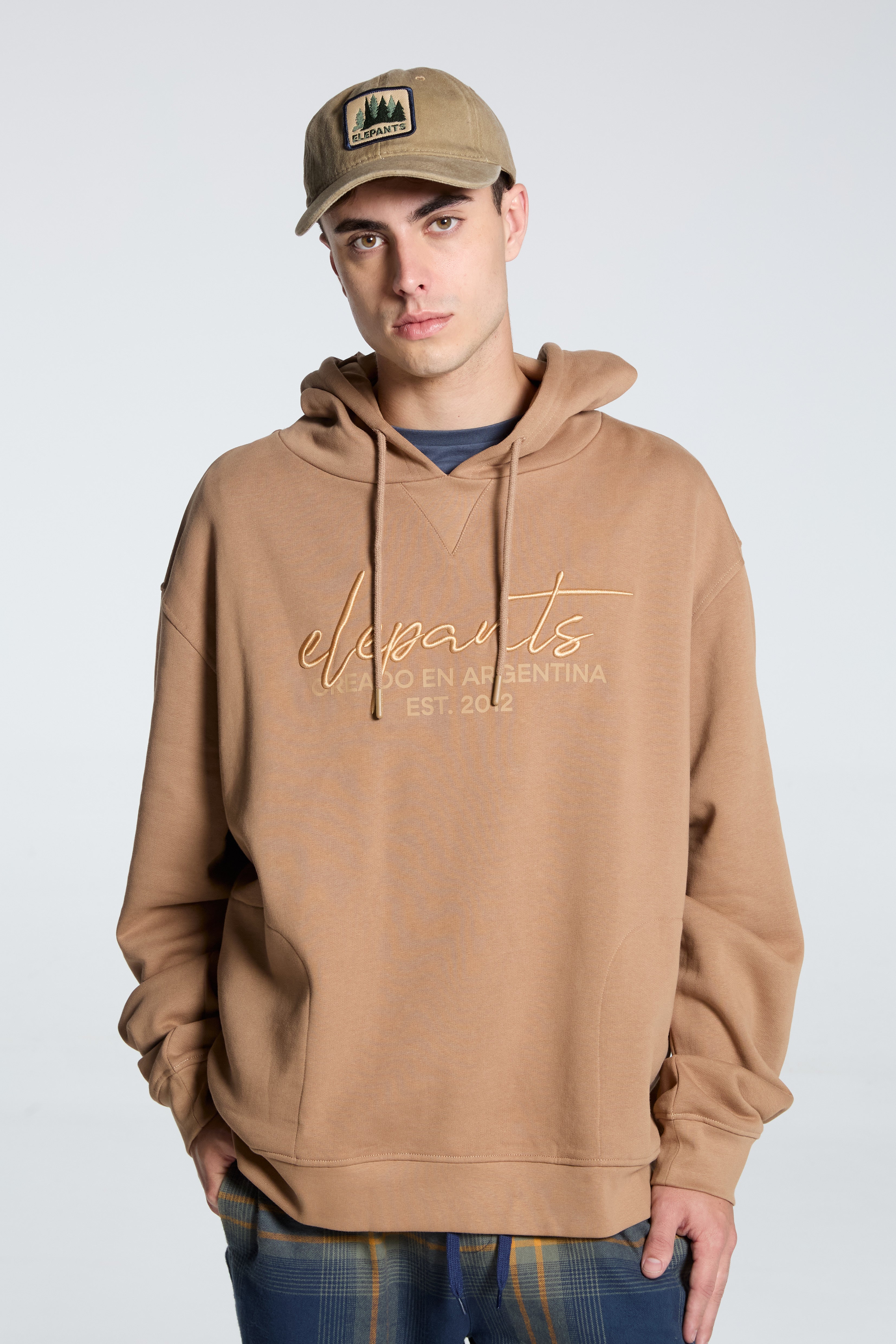 Hoodie GOW Camel