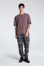 Polera Acid Wash Bordo