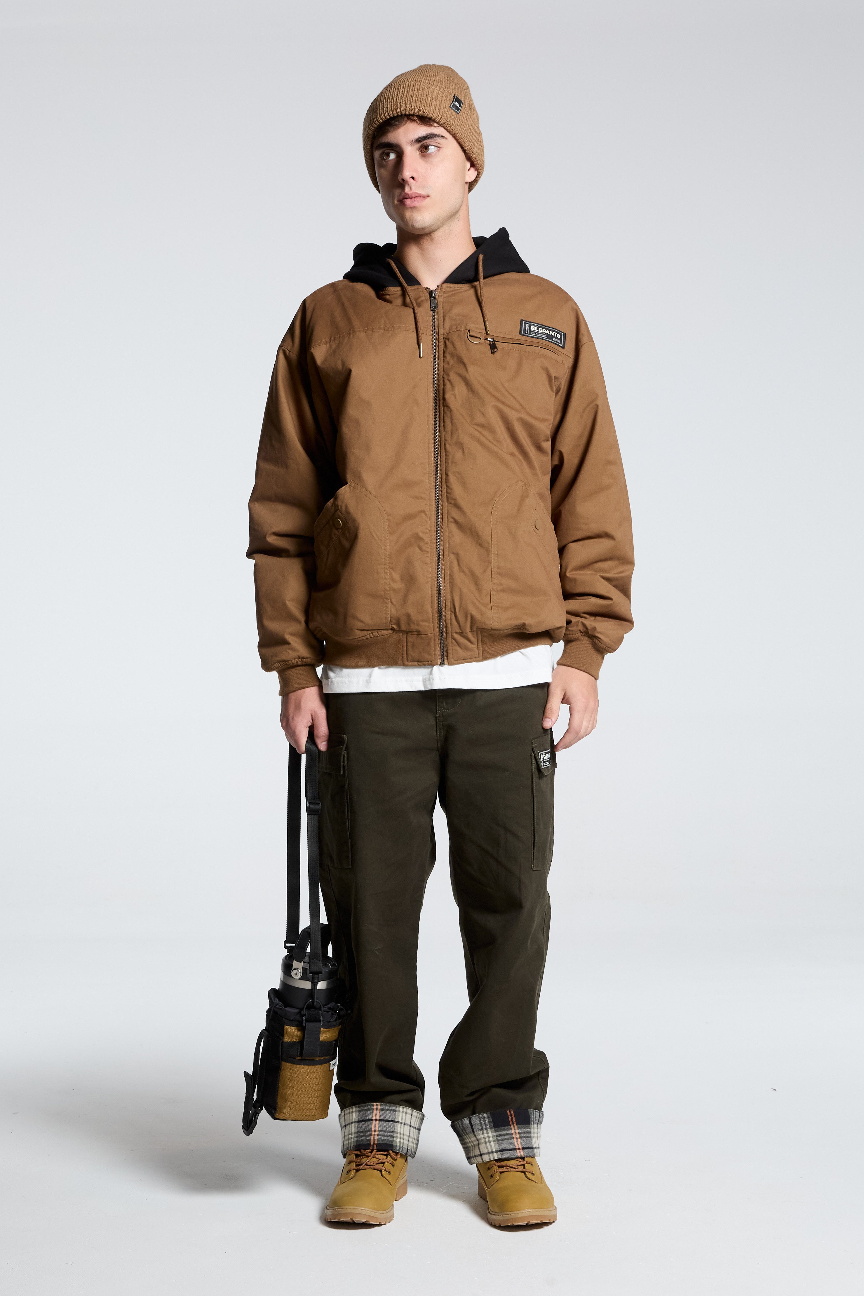 Chaqueta Bomber Donell Camel
