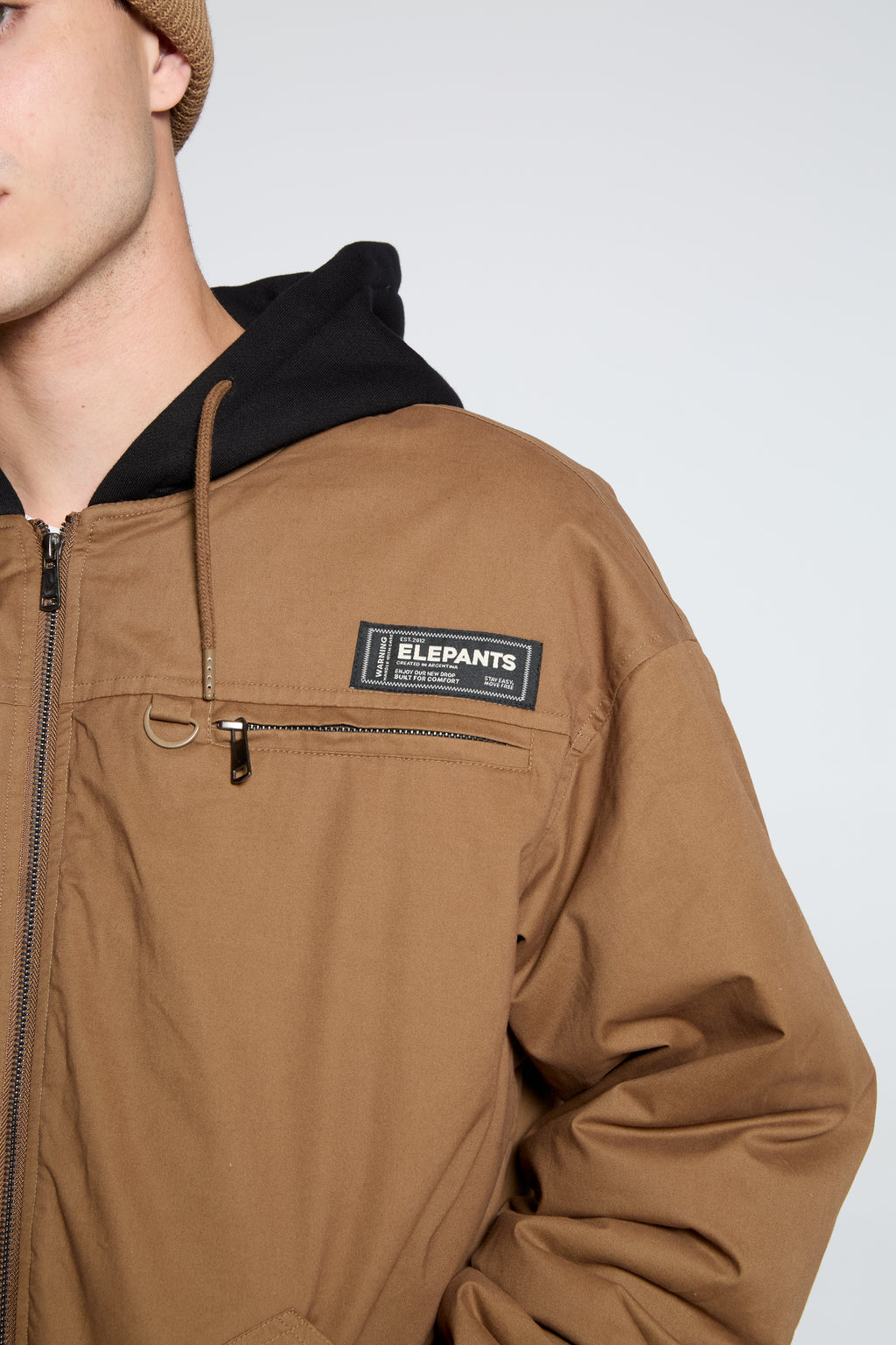 Chaqueta Bomber Donell Camel