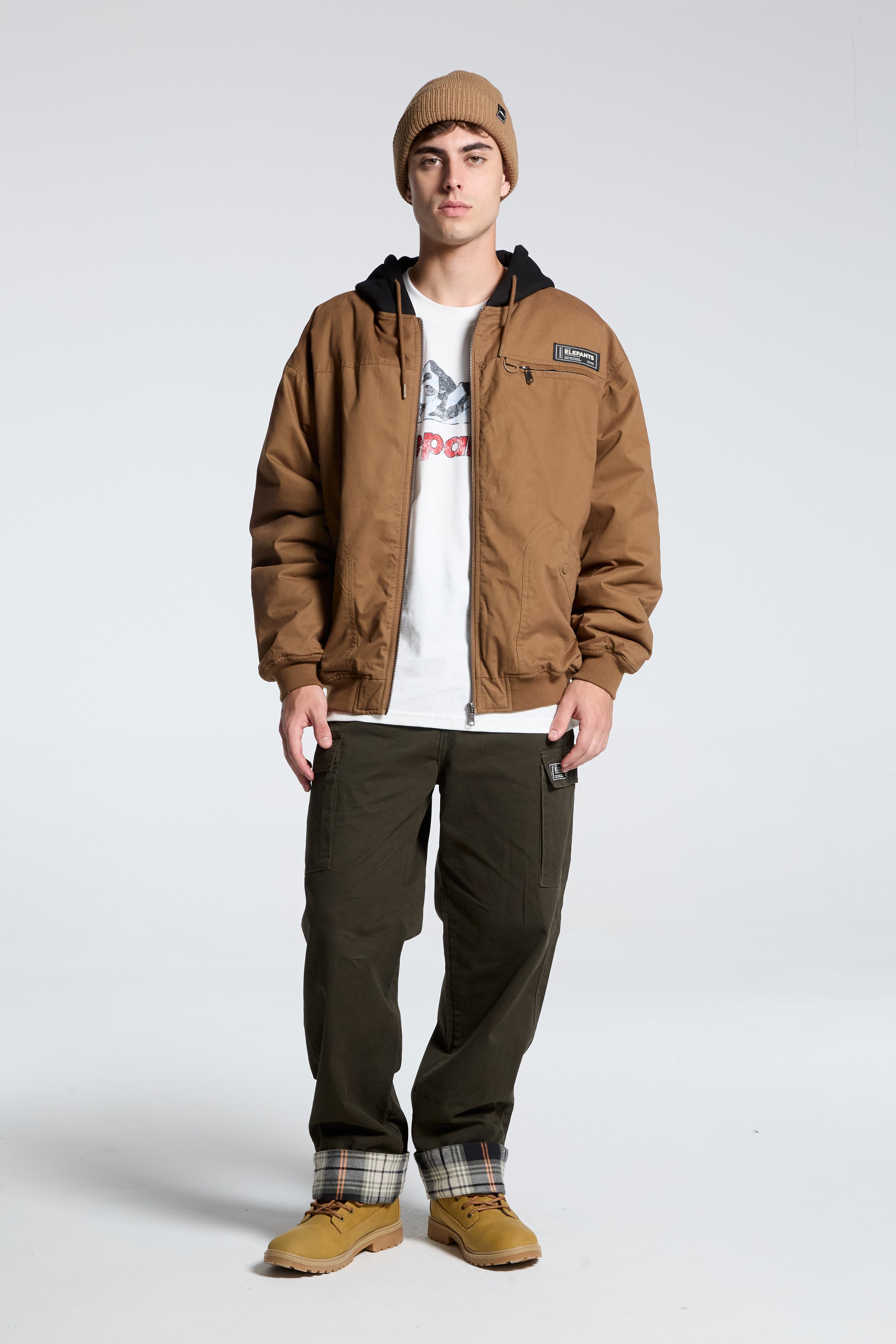 Chaqueta Bomber Donell Camel