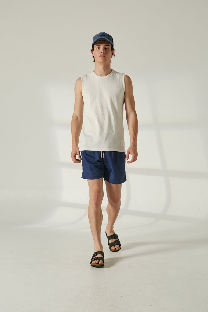 TRAJE DE BAÑO BAÑO HARRY LISO AZUL