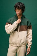 CAMPERA OVERSIZE TRICOLOR  ARENA