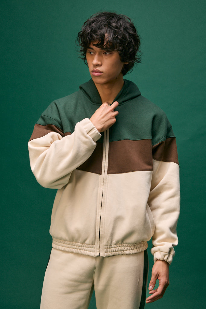 CAMPERA OVERSIZE TRICOLOR  ARENA