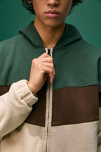 CAMPERA OVERSIZE TRICOLOR  ARENA