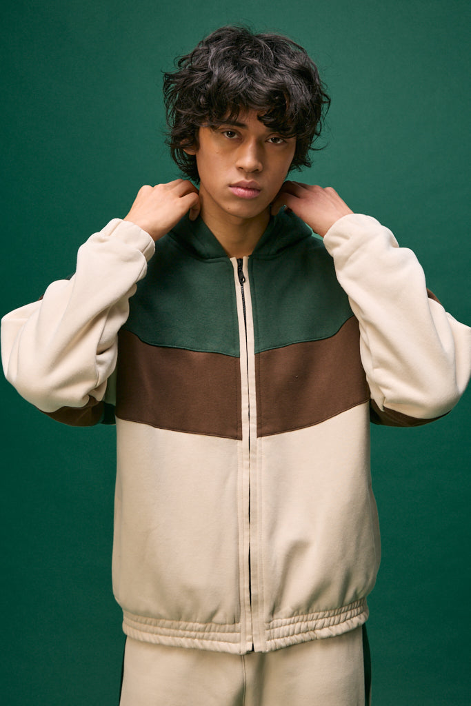 CAMPERA OVERSIZE TRICOLOR  ARENA