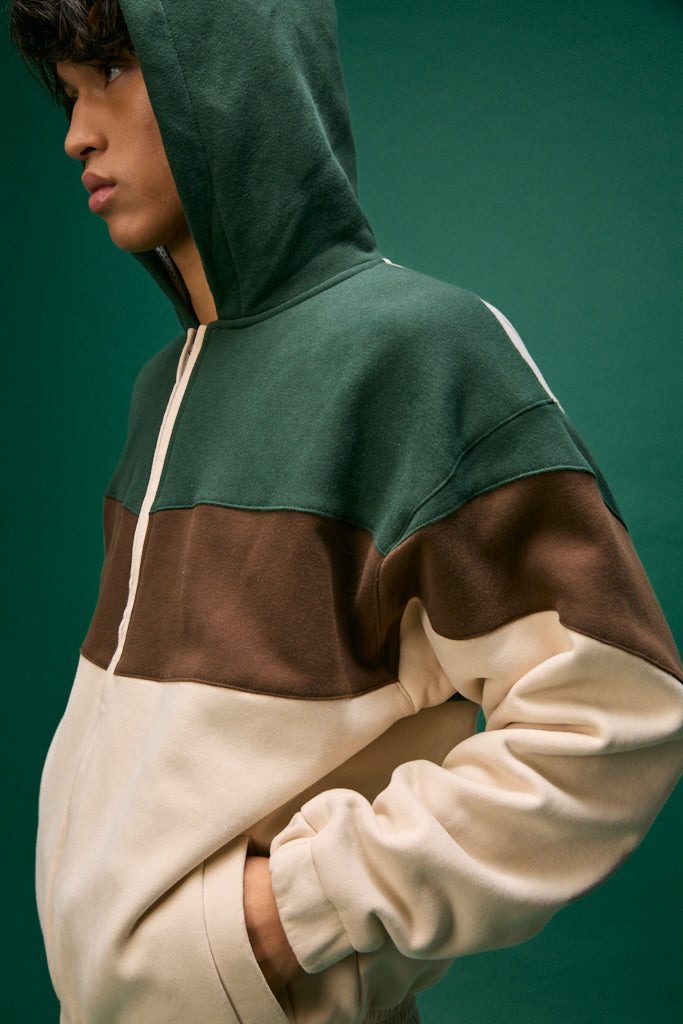 CAMPERA OVERSIZE TRICOLOR  ARENA