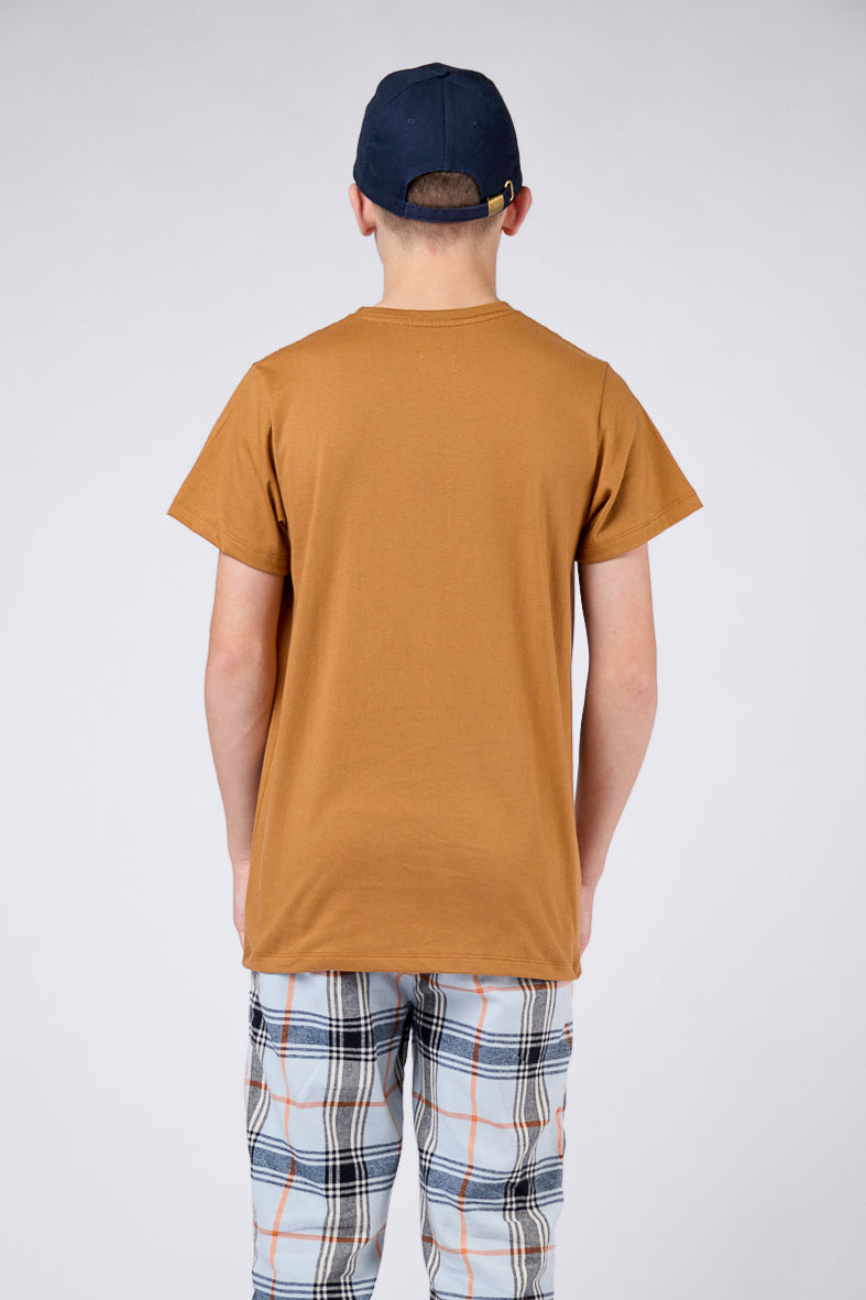 POLERA SMITH TEENS CARAMELO