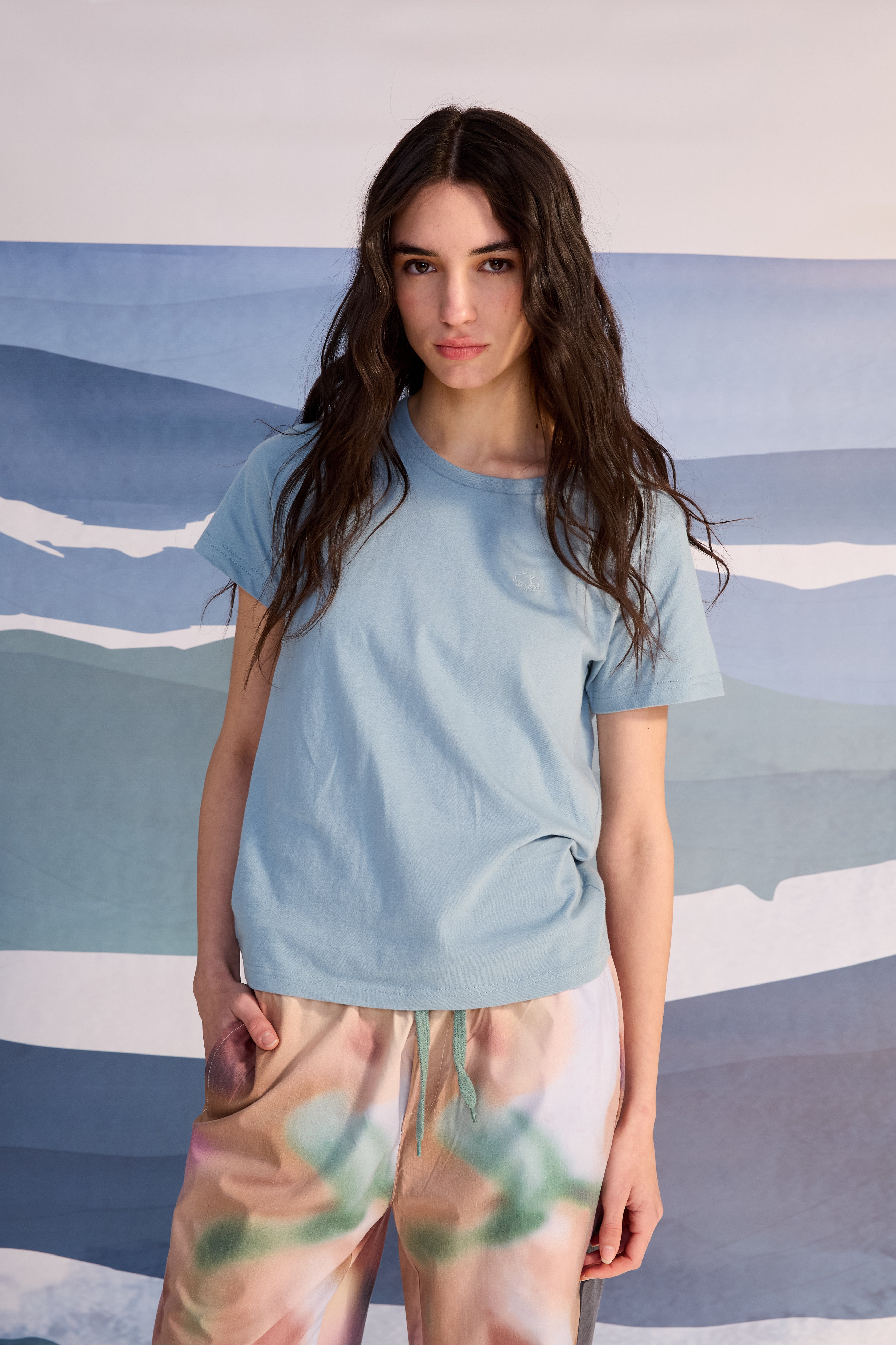 Remera Sra Smith Azúl Aero Claro