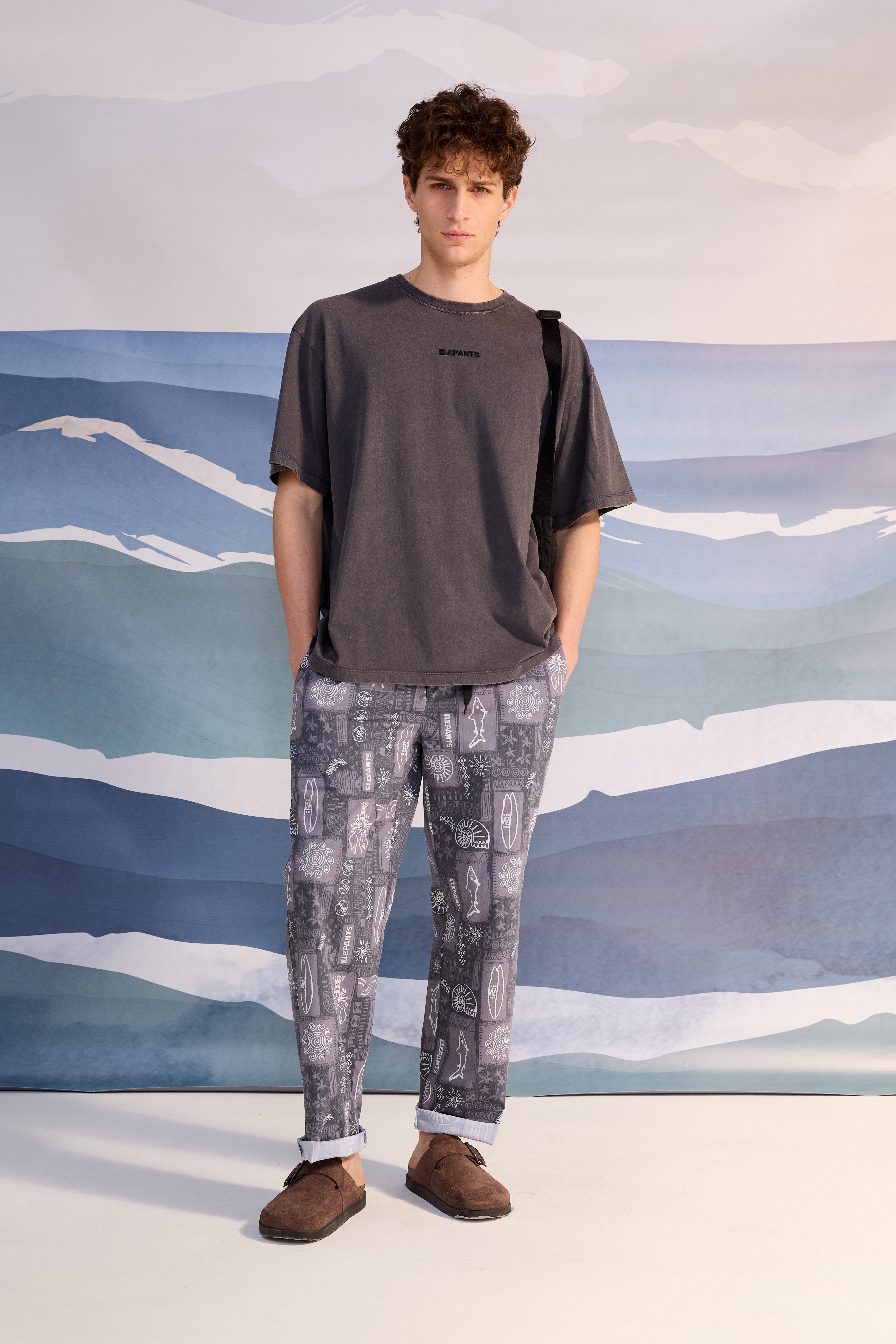 Pant Estampado Muelle Negro