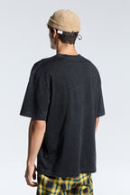 Polera Acid Wash Negro