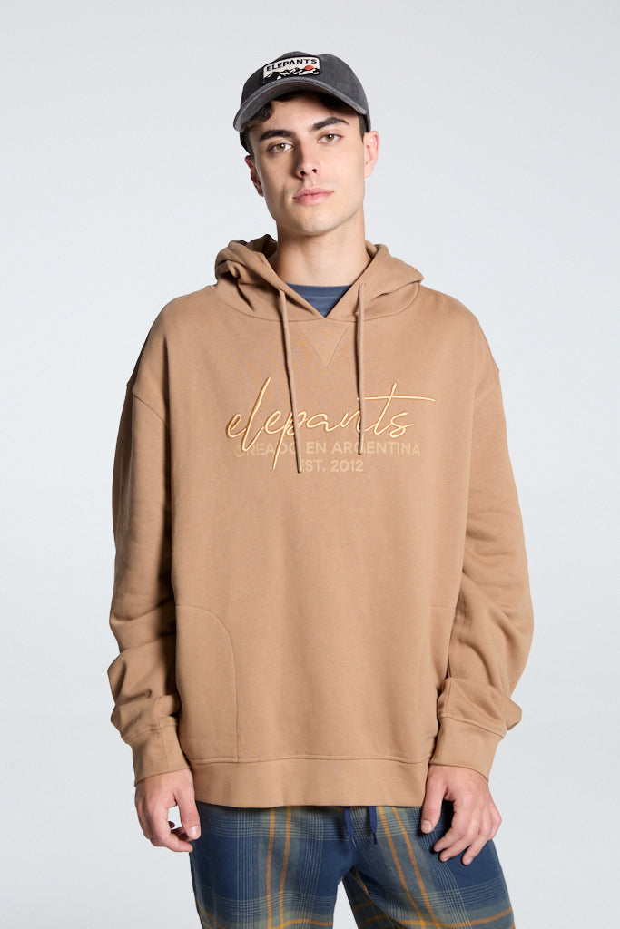 Hoodie GOW Camel