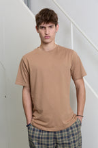 POLERA SMITH CAMEL 100% ALGODON